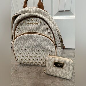 Michael Kors Backpack and Wallet